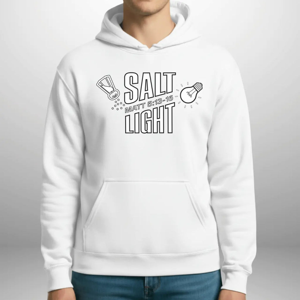 Salt & Light Matthew 5:13–16 Hoodie | Unisex Gildan 18500 Pullover Goshen & Selah Co