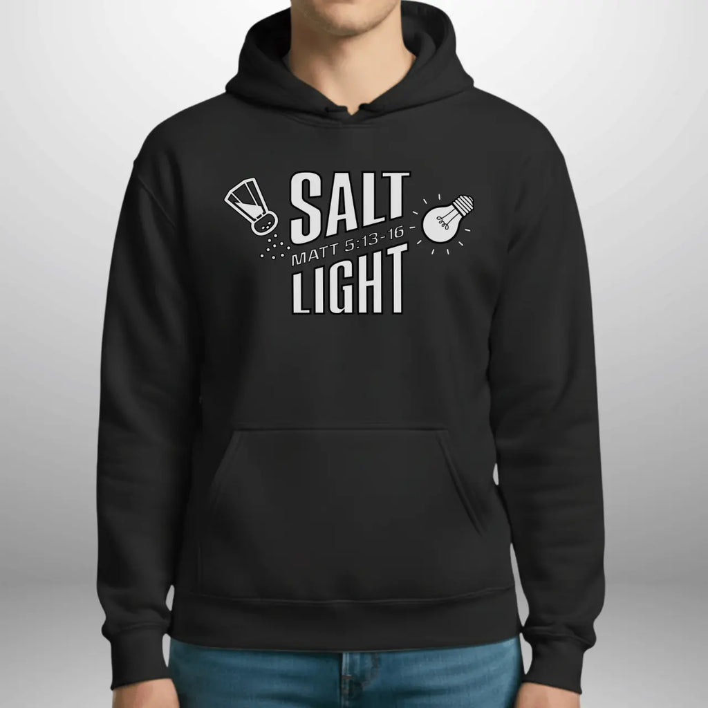 Salt & Light Matthew 5:13–16 Hoodie | Unisex Gildan 18500 Pullover Goshen & Selah Co