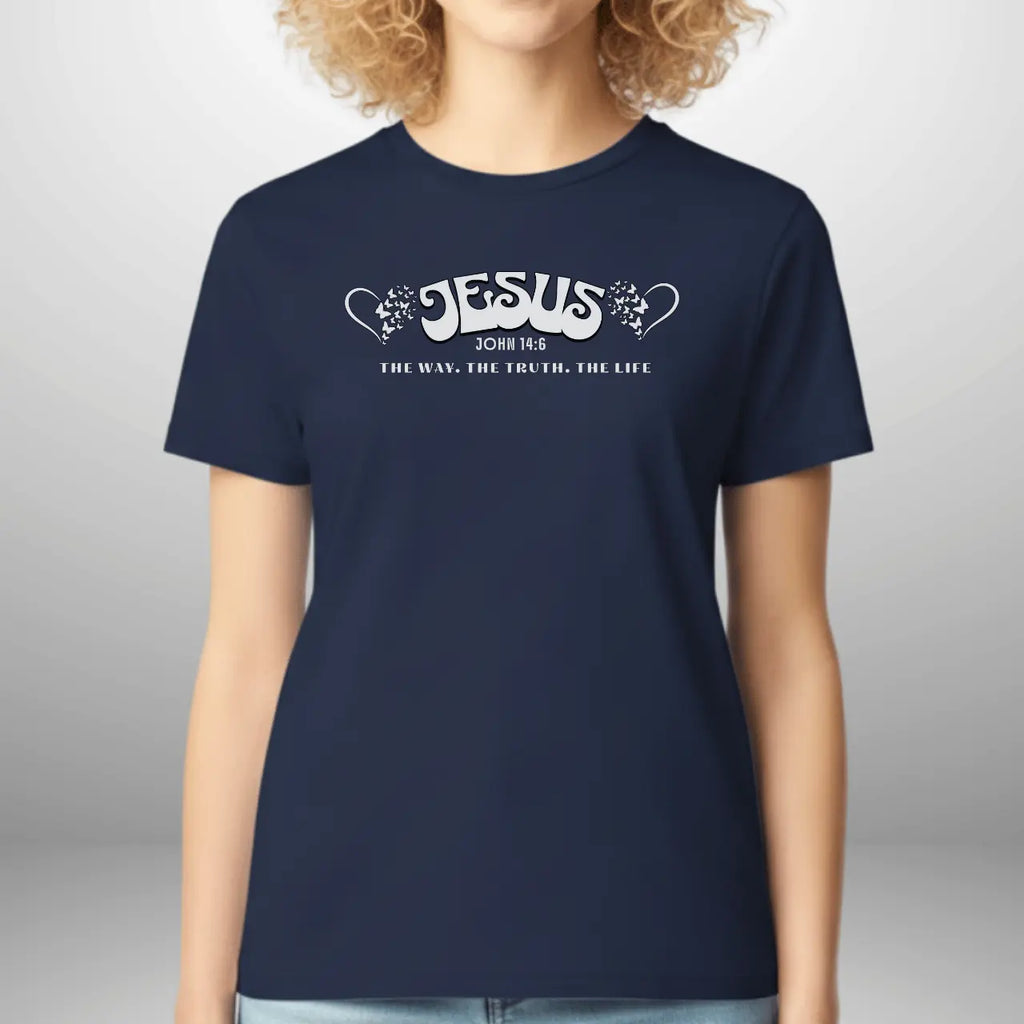 Jesus The Way The Truth The Life John 14:6 Shirt | Women’s Gildan T-Shirt Goshen & Selah Co