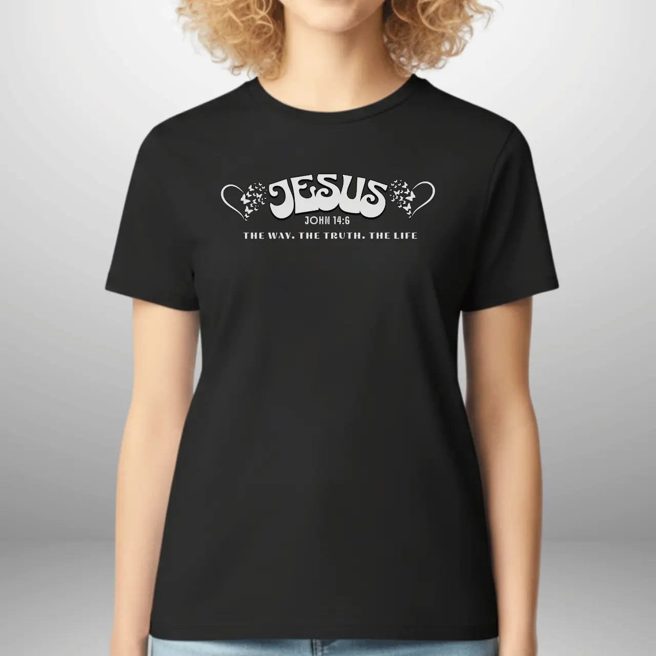 Jesus The Way The Truth The Life John 14:6 Shirt | Women’s Gildan T-Shirt Goshen & Selah Co