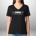 Jesus The Way The Truth The Life John 14:6 V-Neck Shirt | Women’s Gildan 5V00L Tee Goshen & Selah Co