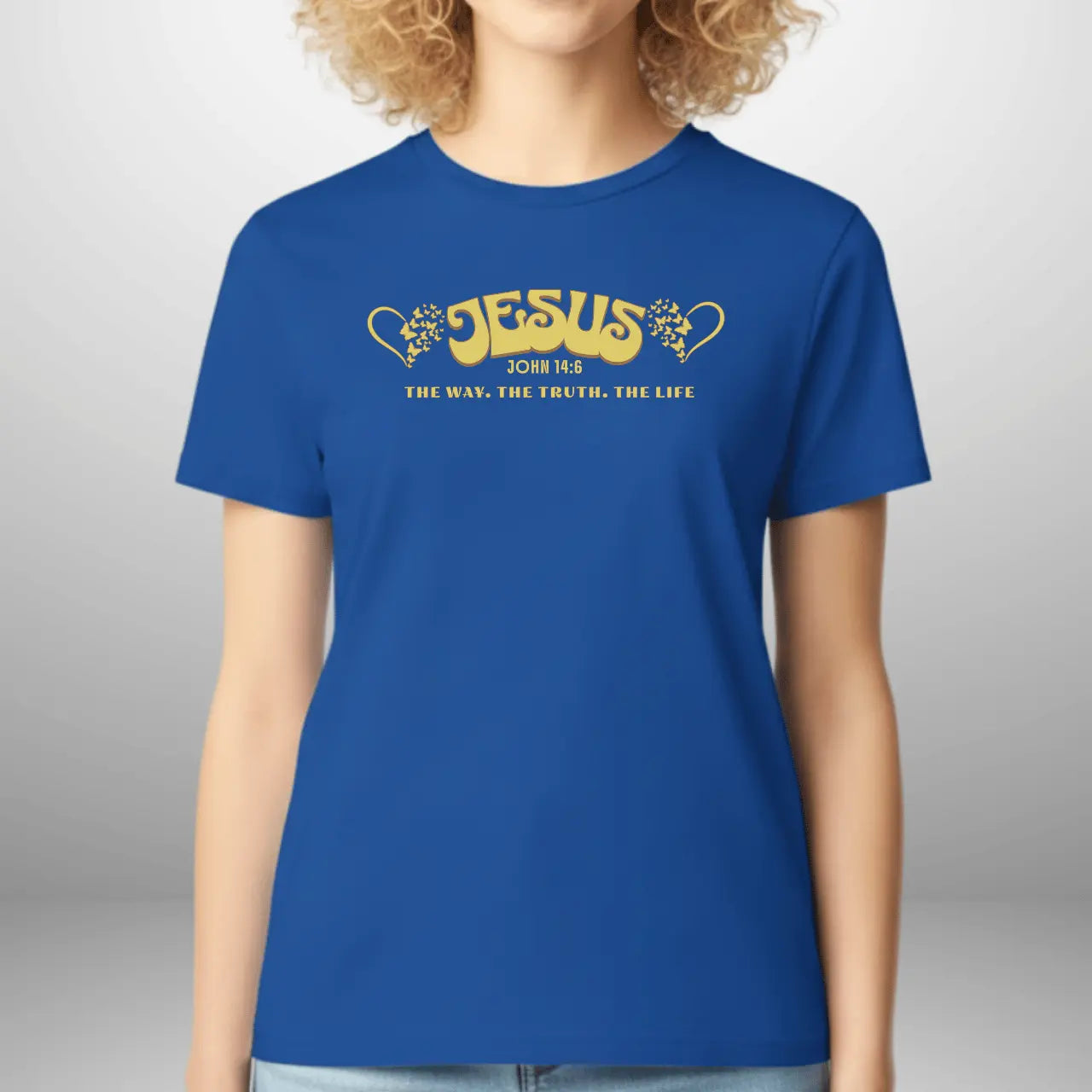 Jesus The Way The Truth The Life John 14:6 Shirt | Women’s Gildan T-Shirt Goshen & Selah Co