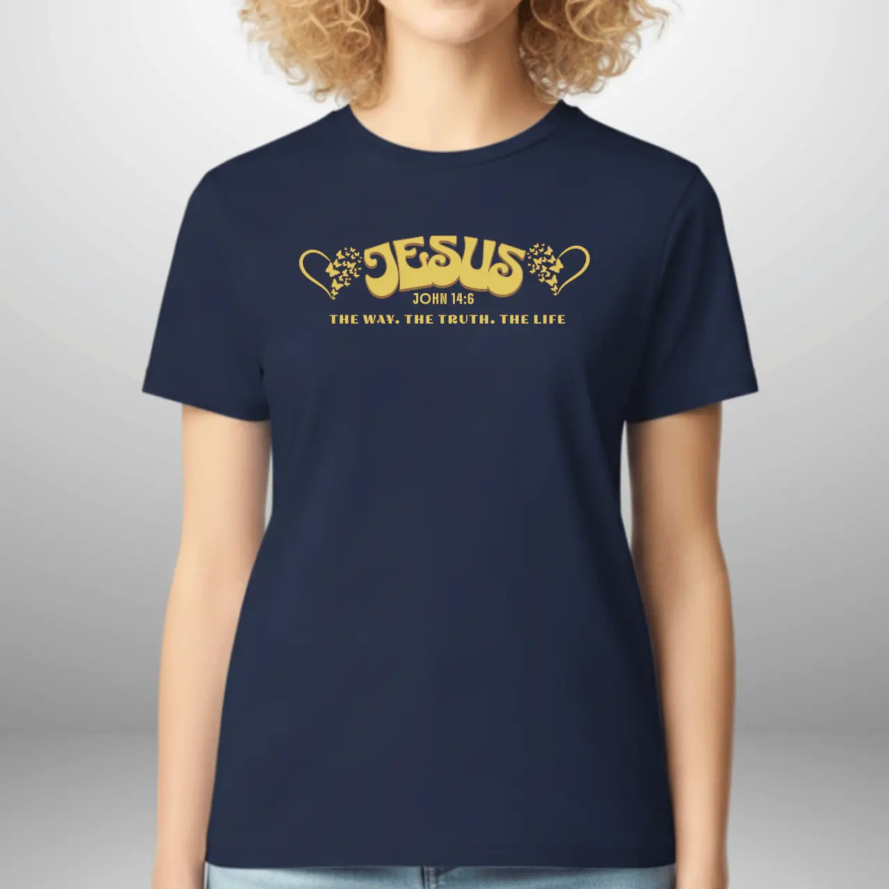 Jesus The Way The Truth The Life John 14:6 Shirt | Women’s Gildan T-Shirt Goshen & Selah Co