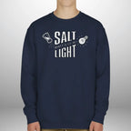 Salt & Light Matthew 5:13–16 Youth Sweatshirt | Gildan 18000B Crewneck Goshen & Selah Co