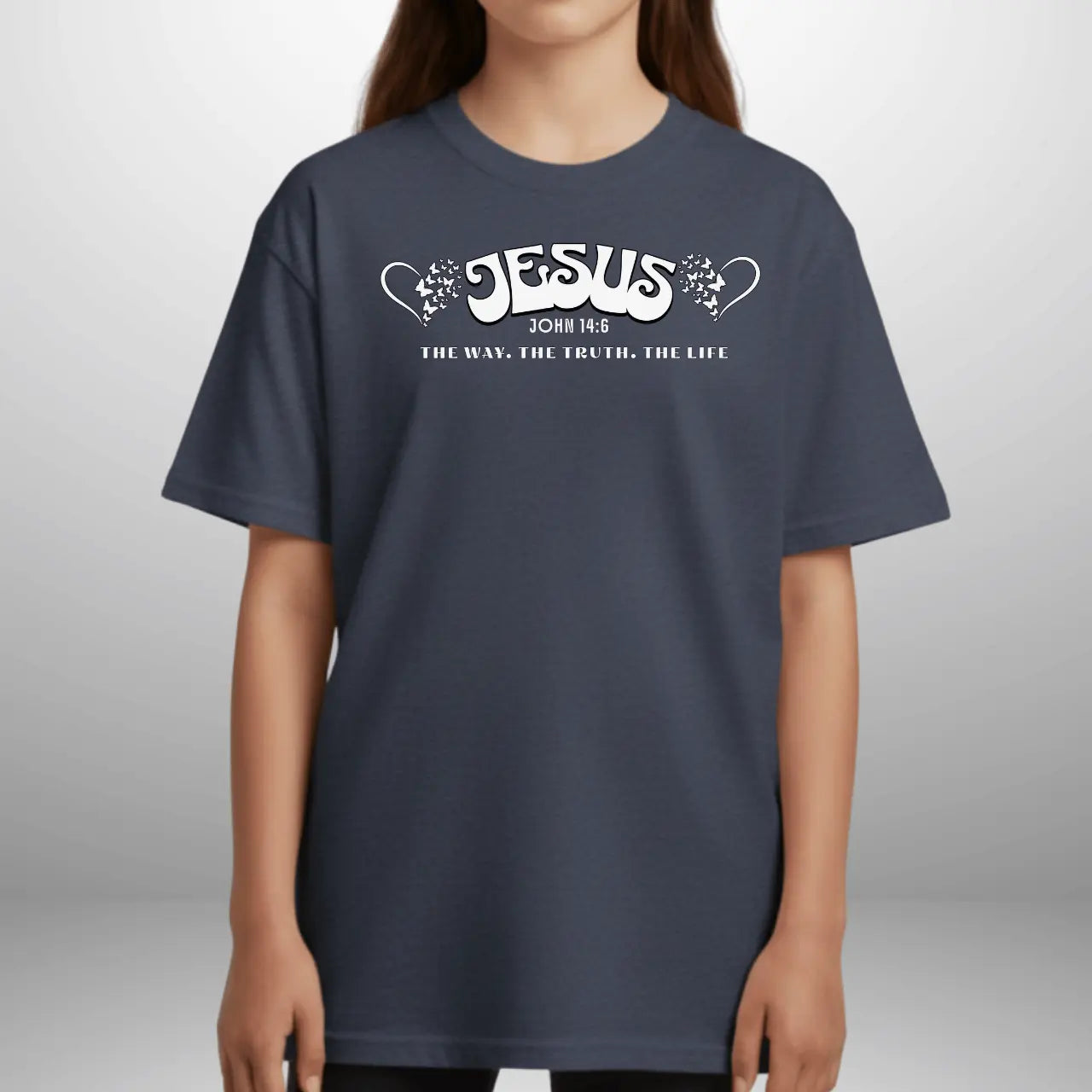 Jesus The Way The Truth The Life John 14:6 Youth T-Shirt | Gildan Tee Goshen & Selah Co