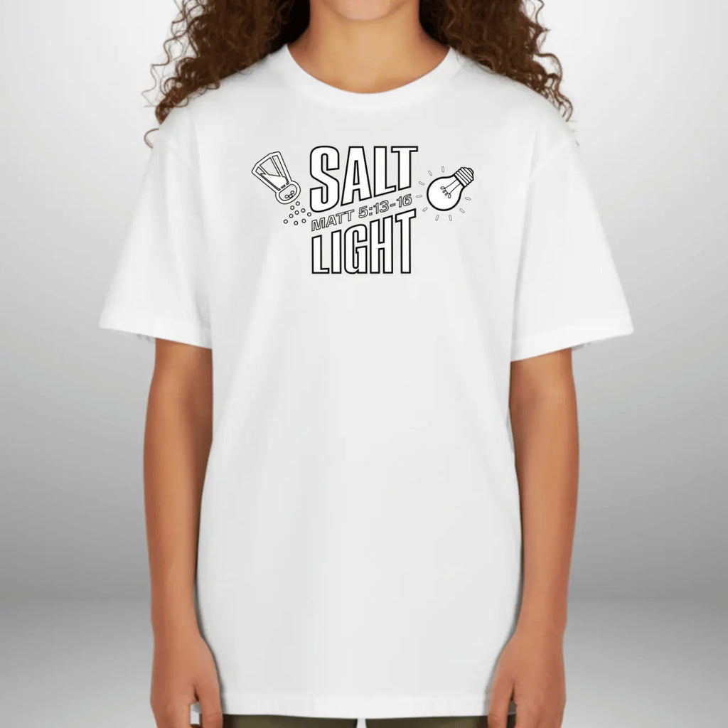 Salt & Light Youth Matthew 5:13–16 T-Shirt | Scripture Tee | Gildan 5000B Kids Shirt Goshen & Selah Co