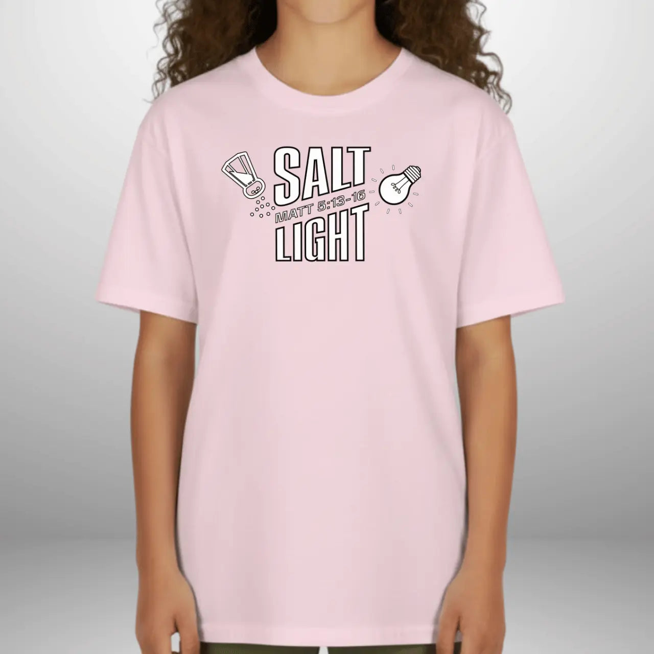Salt & Light Youth Matthew 5:13–16 T-Shirt | Scripture Tee | Gildan 5000B Kids Shirt Goshen & Selah Co