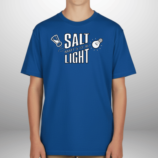 Youth Salt & Light Matthew 5:13–16 T-Shirt | Soft Everyday Tee