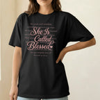She Is Called Blessed Women’s Comfort Colors T-Shirt Goshen & Selah Co