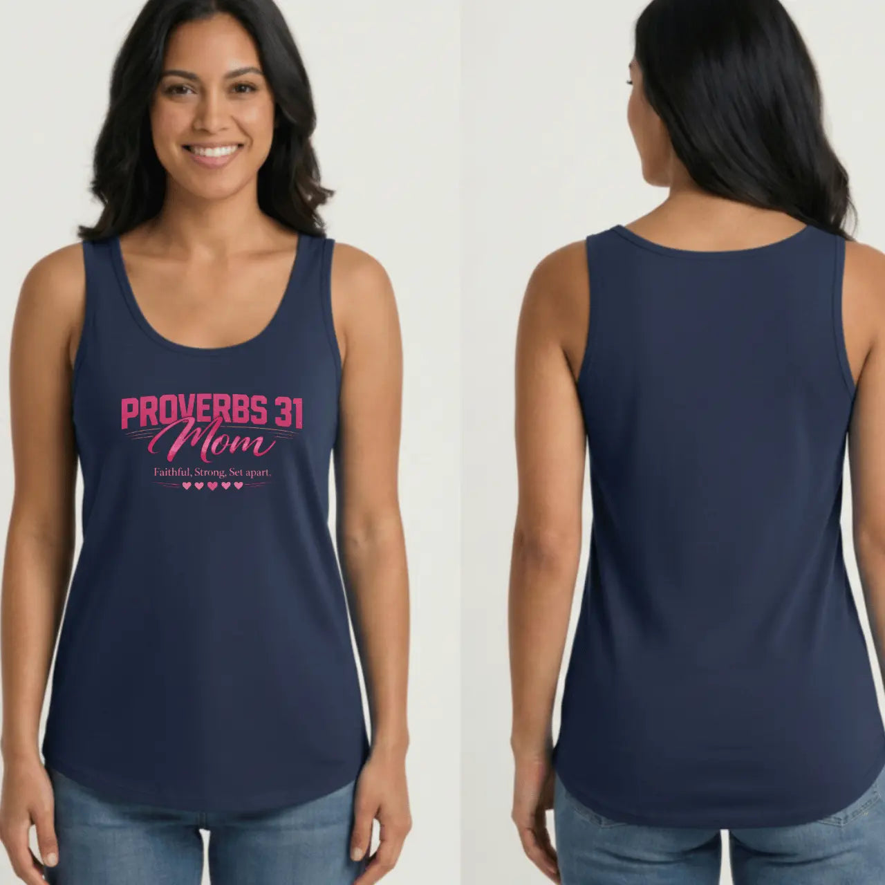 Proverbs 31 Mom Tank Top | Women’s Cotton Graphic Tank Goshen & Selah Co
