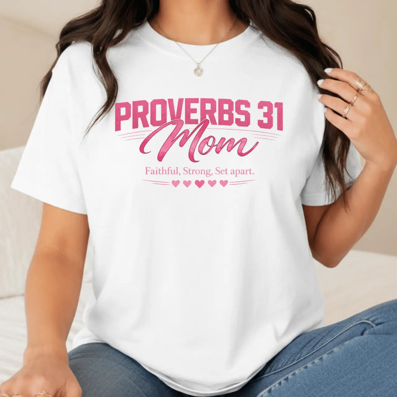 Proverbs 31 Mom T-Shirt | Women’s Comfort Colors Tee Goshen & Selah Co