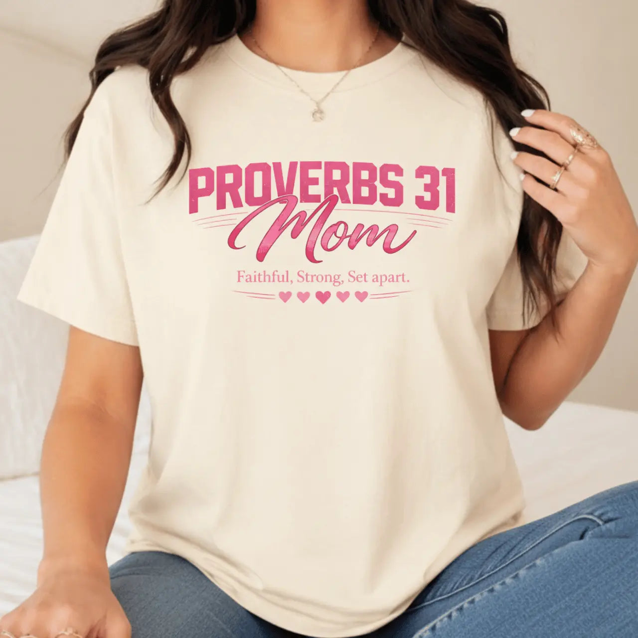 Proverbs 31 Mom T-Shirt | Women’s Comfort Colors Tee Goshen & Selah Co