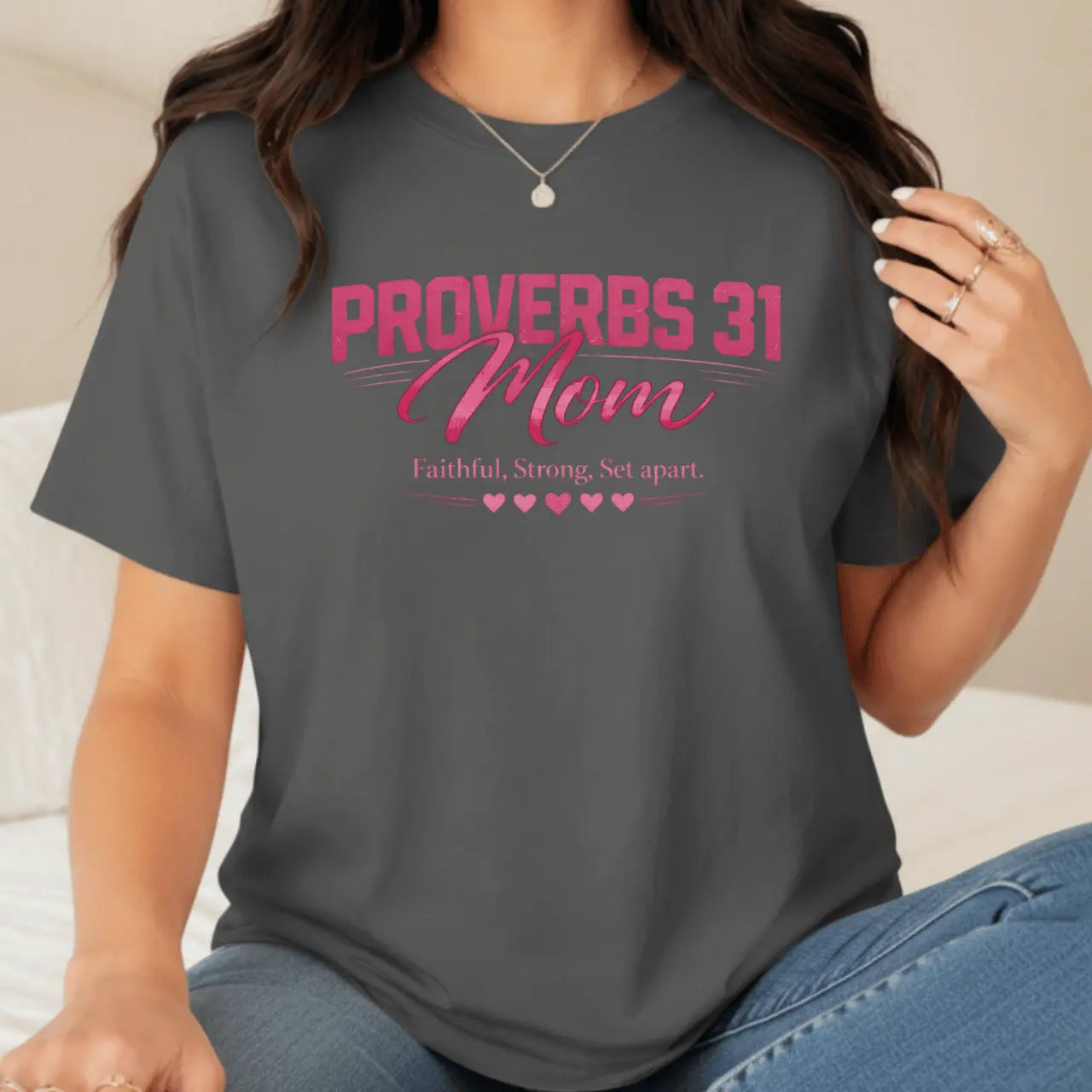 Proverbs 31 Mom T-Shirt | Women’s Comfort Colors Tee Goshen & Selah Co