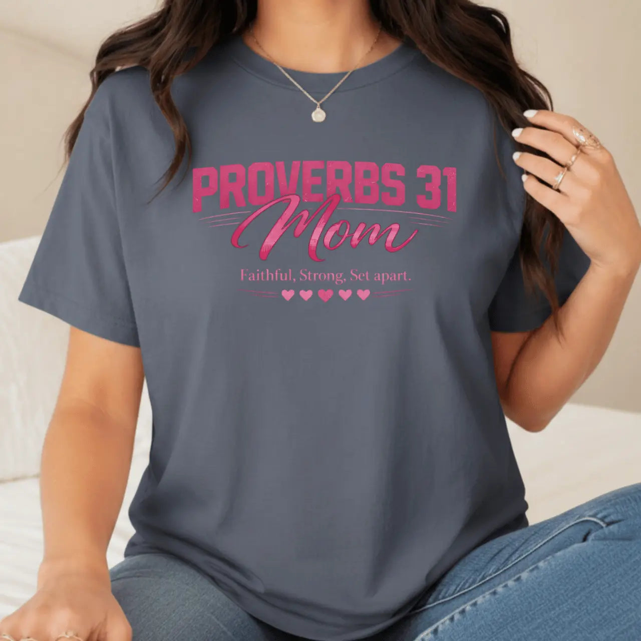 Proverbs 31 Mom T-Shirt | Women’s Comfort Colors Tee Goshen & Selah Co