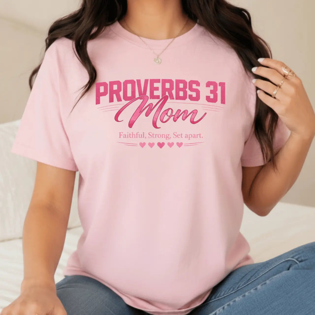 Proverbs 31 Mom T-Shirt | Women’s Comfort Colors Tee Goshen & Selah Co