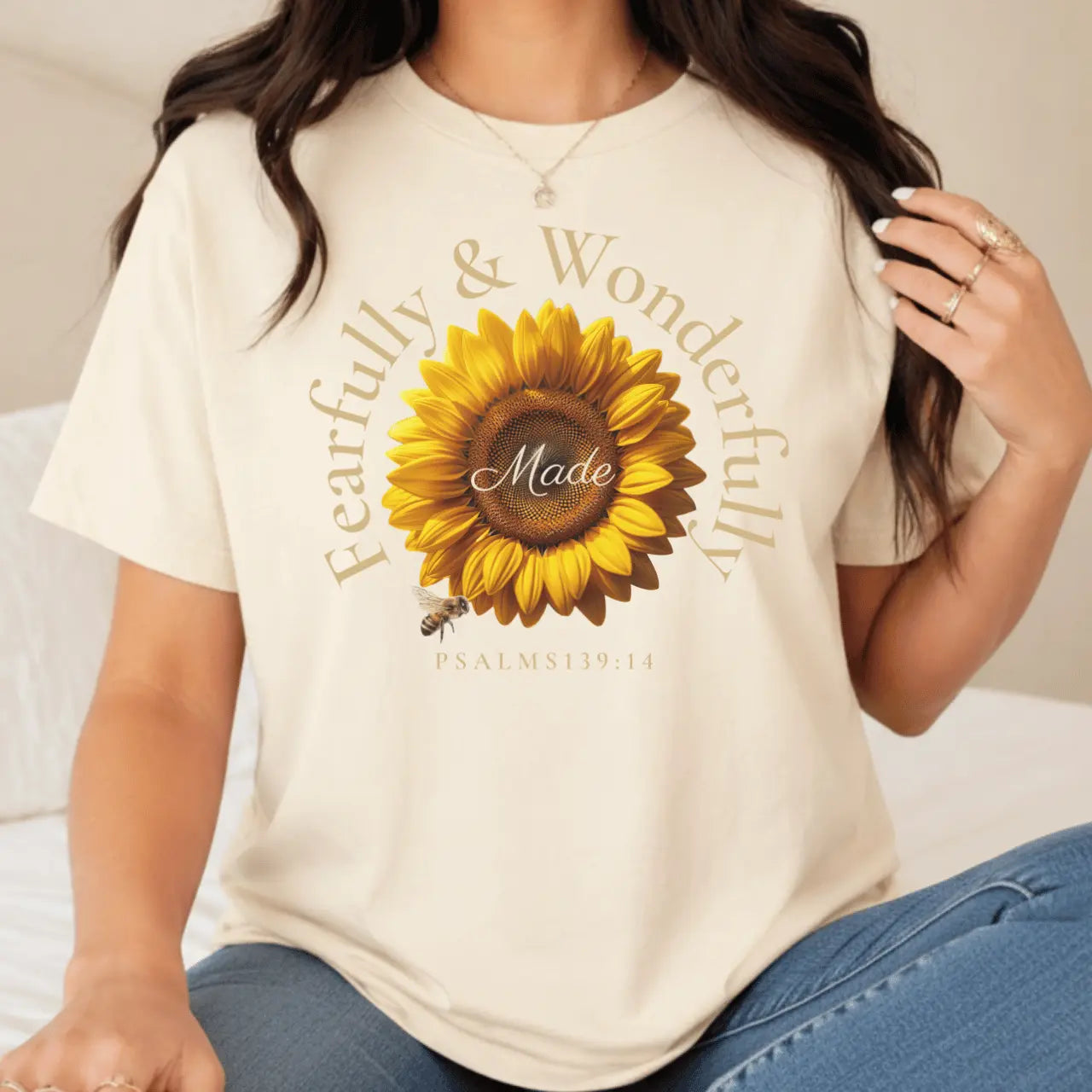 Fearfully & Wonderfully Made Women’s Comfort Colors T-Shirt Goshen & Selah Co