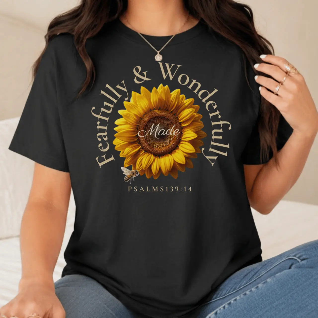 Fearfully & Wonderfully Made Women’s Comfort Colors T-Shirt Goshen & Selah Co