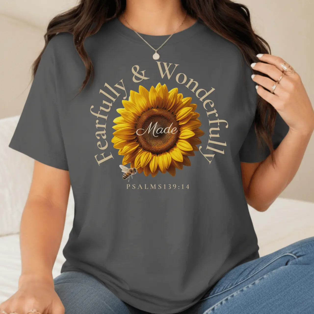 Fearfully & Wonderfully Made Women’s Comfort Colors T-Shirt Goshen & Selah Co