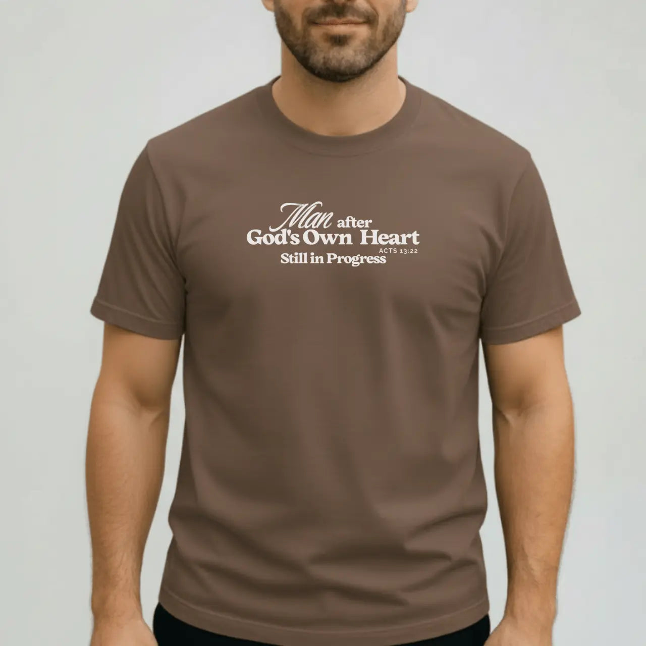Man After God’s Own Heart T-Shirt | Comfort Colors Tee Goshen & Selah Co