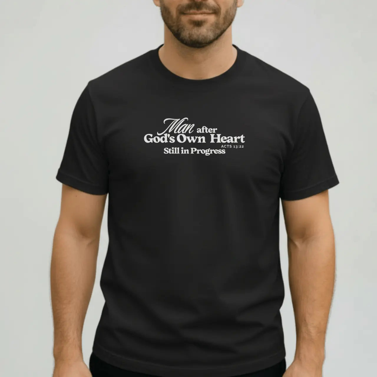 Man After God’s Own Heart T-Shirt | Comfort Colors Tee Goshen & Selah Co