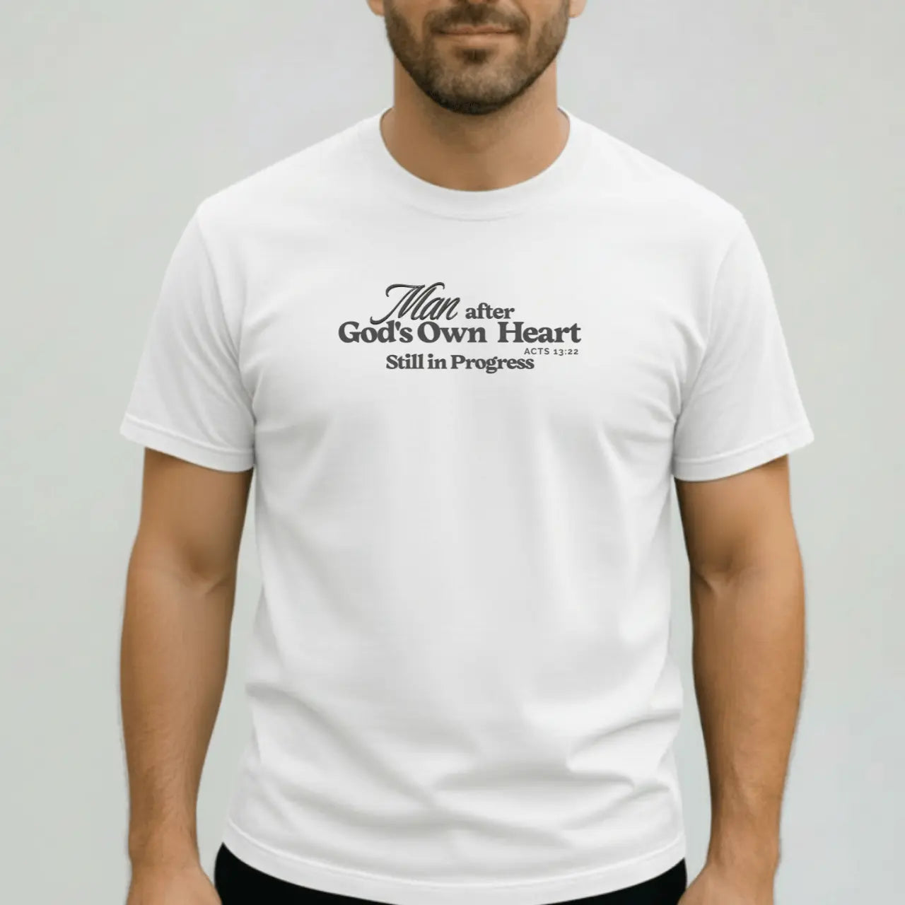 Man After God’s Own Heart T-Shirt | Comfort Colors Tee Goshen & Selah Co