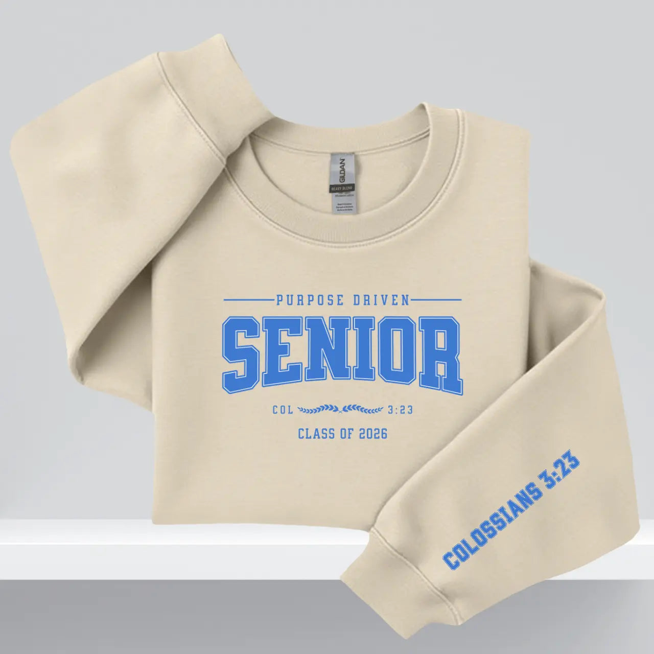Purpose Driven Senior Sweatshirt | Class of 2026 Crewneck Goshen & Selah Co
