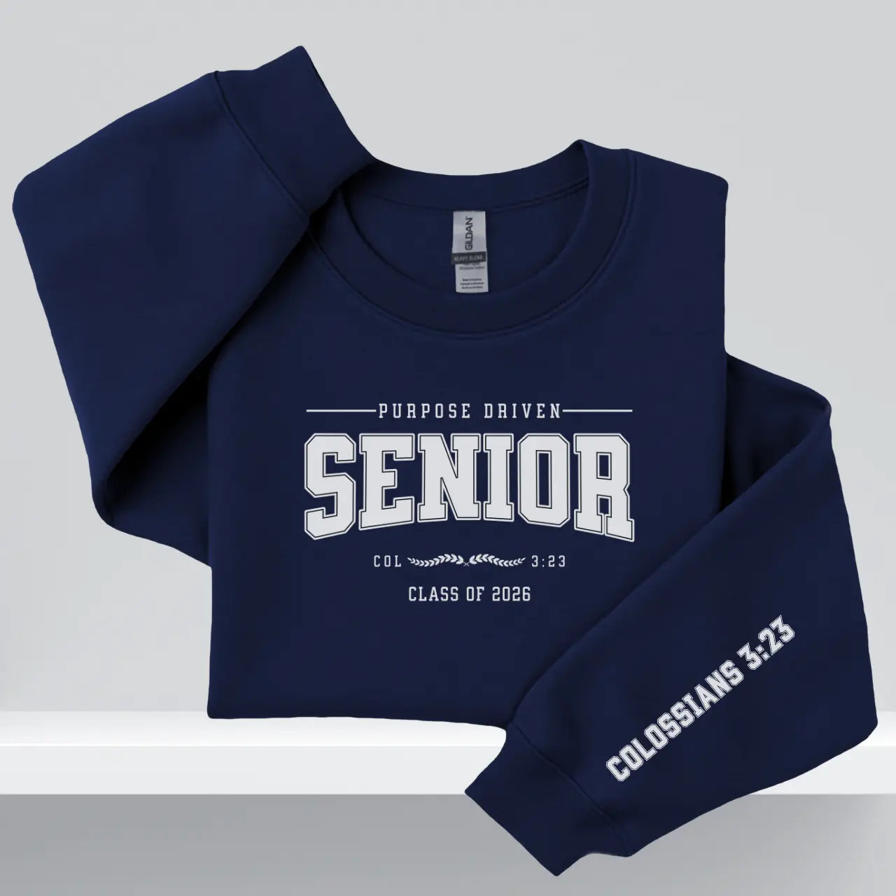 Purpose Driven Senior Sweatshirt | Class of 2026 Crewneck Goshen & Selah Co