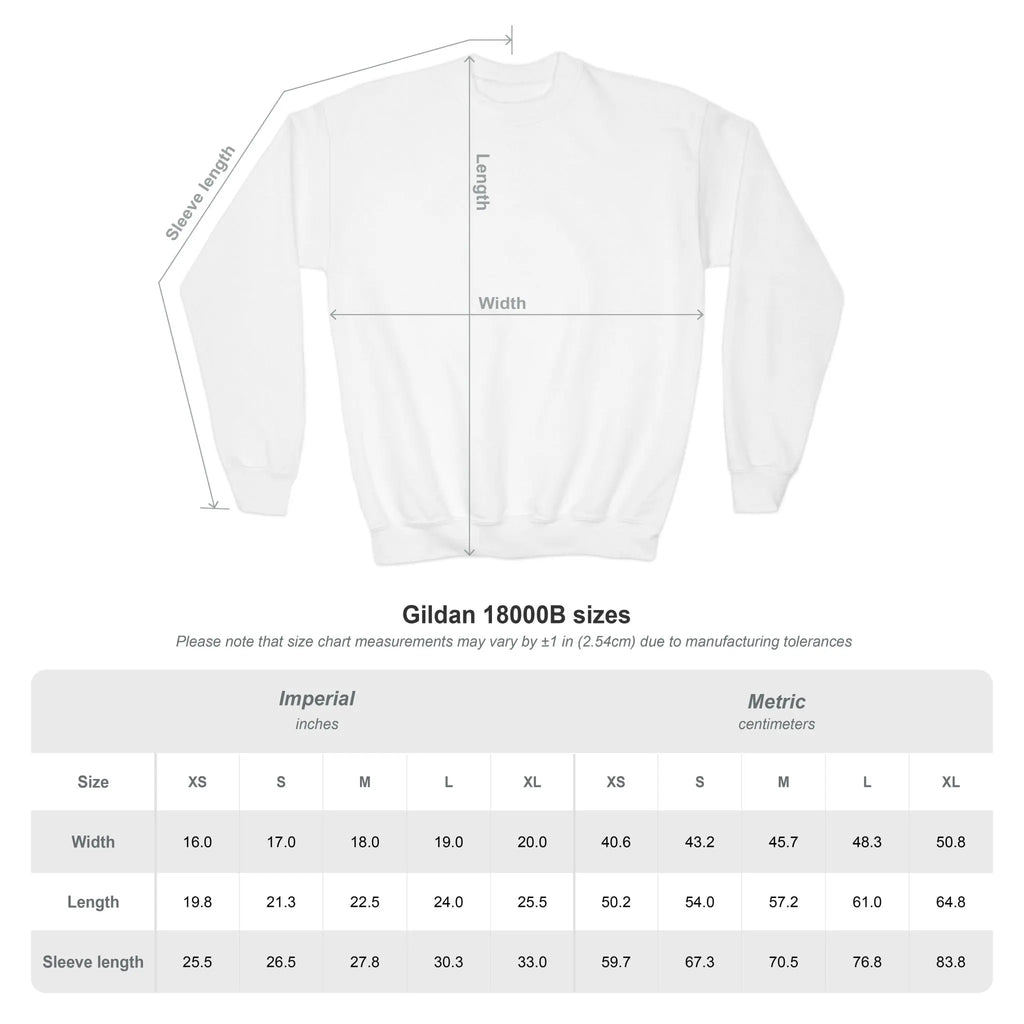Jesus The Way The Truth The Life John 14:6 Youth Sweatshirt | Gildan 18000B Crewneck Goshen & Selah Co