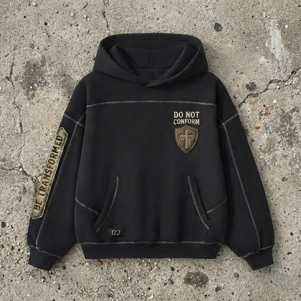 Set Apart Creed Hoodie – Embroidered Heavyweight Hoodie Goshen & Selah Co