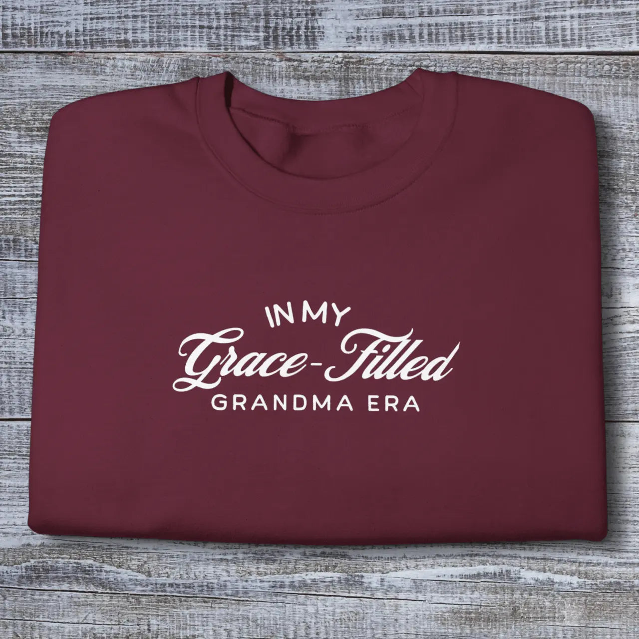 In My Grace-Filled Grandma Era Sweatshirt | Soft Grandma Crewneck Goshen & Selah Co