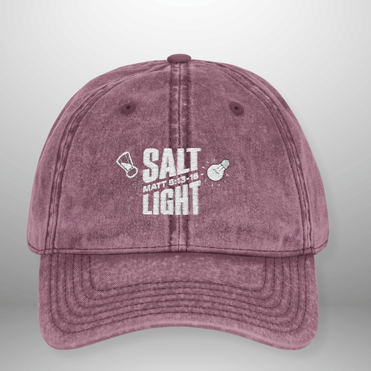 Salt & Light Matthew 5:13–16 Vintage Cap | Washed Cotton Hat