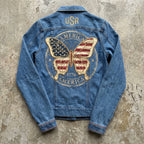 Liberty Wings - Premium Vintage Denim Jacket Goshen & Selah Co