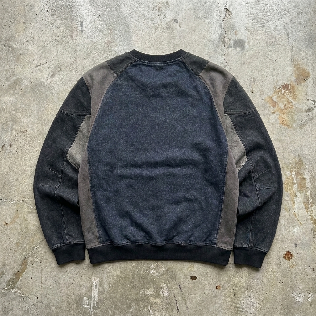 Kingdom Cross – Washed Panel Crewneck Goshen & Selah Co