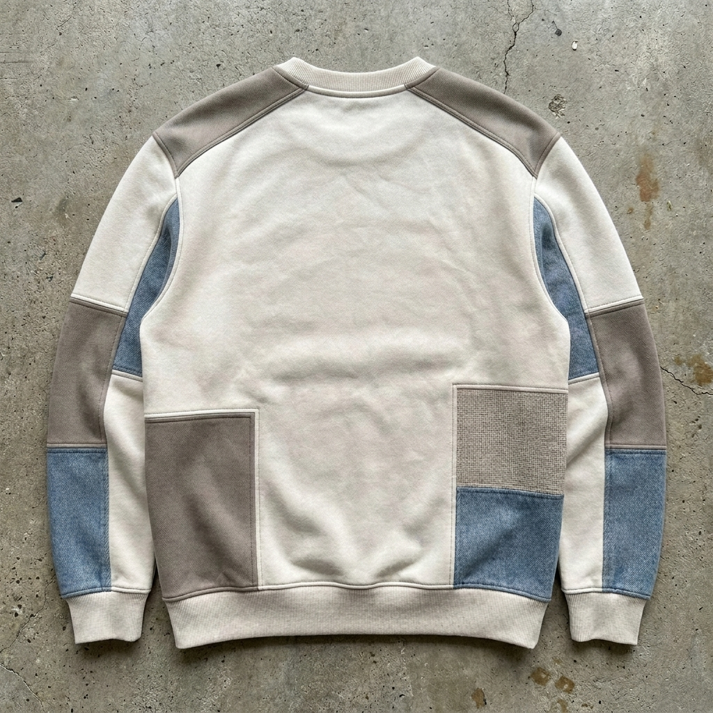 Redeemed Grace – Patchwork Embroidered Crewneck Goshen & Selah Co