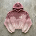 Selah Cloud - Rose Mist Faux Fur Hoodie Goshen & Selah Co