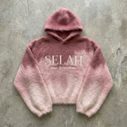 Selah Cloud - Rose Mist Faux Fur Hoodie Goshen & Selah Co