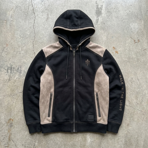 Guided Path – Contrast Panel Zip Hoodie Goshen & Selah Co