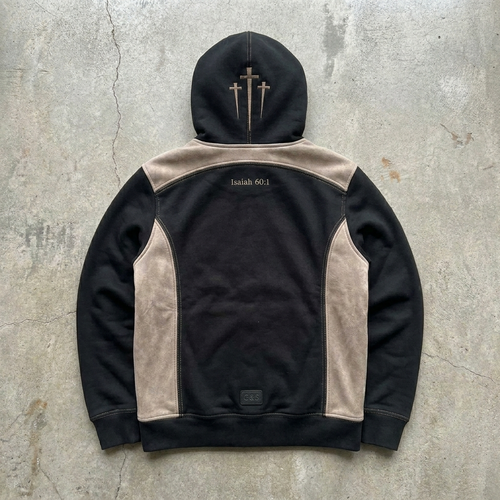 Guided Path – Contrast Panel Zip Hoodie Goshen & Selah Co