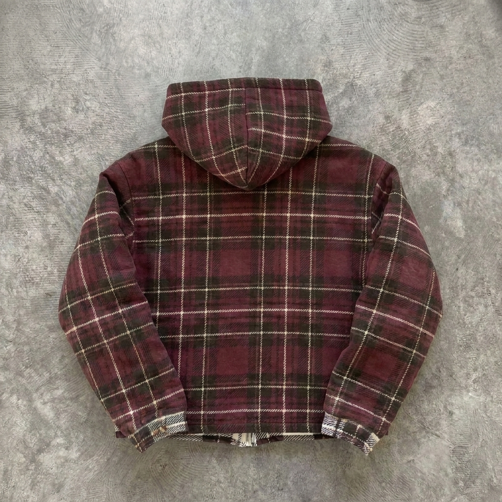 Beloved 1 John 3:1 Plaid Hooded Jacket Goshen & Selah Co