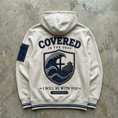 Faithful Waters – Embroidered Utility Zip Hoodie Goshen & Selah Co